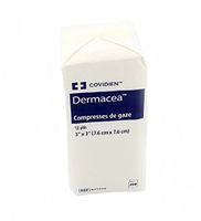 Dermacea 12-Ply Gauze Sponge, 3X3 Non Sterile, 200 Units 1 pack
