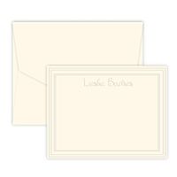 Personalized Constance Card - Embossed (Ivory)