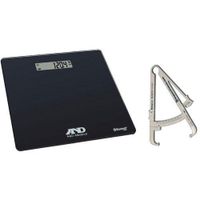 LifeSource UC-352BLE Deluxe Bluetooth Body Weight Scale 450 x 0 2 lb with Free BodyFat Caliper