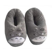 N.NIU Foot Warmer,Heated Slippers USB Shoe Foot Warmer Plug Electric Heating Shoes Feet Pad Cartoon Plush Warm Gift,Gray,man3942code