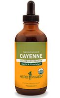 Herb Pharm Certified Organic Cayenne Liquid Extract for Cardiovascular and Circulatory Support - 4 Ounce