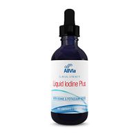 Allvia - Liquid Iodine Plus - with Iodine & Potassium Iodide, Clinical Strength - 2 Fluid Ounces