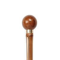 Wood Ball Handle with Bamboo Shaft