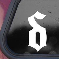 Shinedown Rock Band Logo - Vinyl 5" Tall (Color: White) Decal Laptop Tablet Skateboard car Windows Stickers