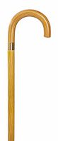 Essential Medical Supply Endurance Wood Cane with Curved Handle, Natural