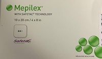 Mepilex Absorbant Foam Dressings 4" x 8" - Box of 5