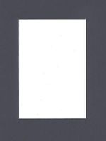 Pack of 5 11x14 Navy Blue Picture Mats with White Core for 8x10 Pictures