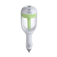 UnderReef Car Air Purifier Humidifier and Aromatherapy Mini Car Charger Port Portable Cool Mist Humidifier with Aroma Essential Oils Diffuser - 12V DC,2-Hour Automatic Shut-Off (Green)