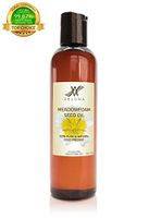 100% MEADOWFOAM Seed Oil by Velona | All Natural Clear Carrier Oil for Ski, Hair, Body & Face Moisturizing | Refined, Cold Pressed | Size: 4 OZ