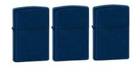 Zippo Navy Matte (Pack of 3)