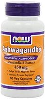 NOW Foods Ashwagandha Extract 450mg, 90 VCaps (Pack of 3)