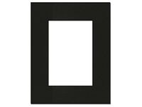 PA Framing, Photo Mat Board, 8 x 10 inches Frame for 5 x 7 inches Photo Art Size - Black Core/Black