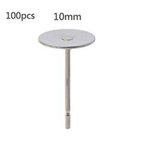 RUZYY 100Pieces Stainless Steel Flat Glue on Earring Posts for Jewelry Making Findings - 10