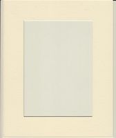 16x20 Cream Picture Mats Mattes Matting with White Core Bevel Cut for 12x16 Pictures