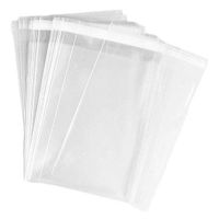 150pcs 3.9 inch X 5.9 inch +1.2inch Clear Resealable Cello/Cellophane Bags Best for Bakery,Candle, Soap,Candy,Cookie,Chocolate,Jewelry (10 X 15cm)