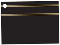All Occasion Theme Gift Tag - Pack of 6 - Black and Gold