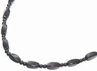 Beaded Magnetic Necklace, Large Twist, 24