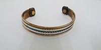 Copper Bracelet with Fitted Therapy Magnets