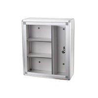 YXNZ Aluminum Alloy Medical Box with Lock, First Aid Kit Emergency Medicine Case Medication Cabinet Protable Drugs Storage Box