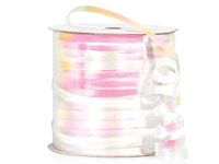 *250YDS* 3/16" Beautiful White Iridescent Curling Ribbon Poly Embossed nfLG -1887