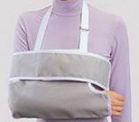 79-84243 Immobilizer Shoulder Sling & Swathe Cotton/Duck Small Gray Part# 79-84243 by DJO, Inc Qty of 1 Unit