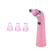 Frcolor Facial Blackhead Acne Remover USB Electric Skin Pores Cleaner Blackheads and Blemish Removers Vacuum Extraction Comedone Extractor (Pink)