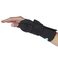 Comfort Cool Wrist Thumb CMC Restriction Brace. Available in All Sizes. Lightweight Support with Compression. Indications - Tendinitis, Arthritis, De Quervains, Thumb and Wrist Pain. Left Large.