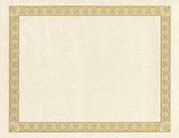 Geographics Parchment Paper Certificates, 8.5 x 11 Inches, Natural Diplomat Border, 50 per Pack (21015)