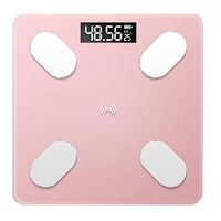 Fullyday Body Weight Scale, Bluetooth Body Fat Scale, BMI Smart Digital Body Scale, Healthy Fitness(Rose Gold)