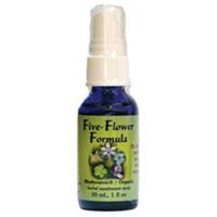 Flower Essence Services Five-Flower Formula, 0.25 oz (Pack of 3)