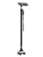 Telescopic Secure Multifunction Walking Cane with LED Adjustable Men or Women Lightweight Adjustable Height Walking Stick Anti-Slip