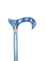 Classy Walking Canes CWC4170BLD Diamonds & Pearl Cane -Blue - 31-38” Adjustable Height Cane with Aluminum Shaft. Functional Grip Canes