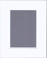 22x28 White and White Double Picture Mats or Photography Matting Bevel Cut for 18x24 Pictures