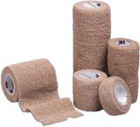 Coban Lf Self-Adherent Wrap,3" X 5Yd,Tan,Sterile