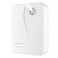 200ml Waterless Nebulizing Scent Machine Essential Oil Aromatherapy Diffuser with turbo fan system, Flexible Timer Setting, 12V Aroma Diffuser for Large Room Up to 2,200sq.ft (White)
