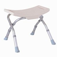 Shower Transfer Benches Bathroom Stool Folding Bath Stool Bath Chair Thick Aluminum Chair Shower Chair Can Bear 130 kg (Color : White, Size : 3152.536-40.5cm)