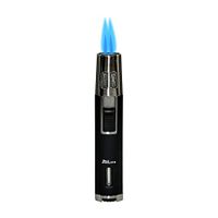 New Sleek Pen Duel Flame Double Torch by Jetline (Black)