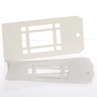 Factory Direct Craft Blank Mosaic Paper Tags | 120 Pieces