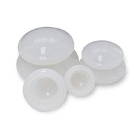 HIXGB Vacuum Cupping Set - 4Pcs Moisture Absorber Anti Cellulite Vacuum Cupping Cup Family Neck Face Back Body Massage Muscle Joint Pain Soreness Relief - for Home Office