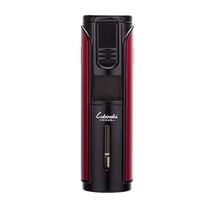 LUBINSKI Jet Torch Cigar Lighter,Butane Five Torch Jet Blue Flame Cigarette Lighter for CigarCooking BBQ Topsense (Red)