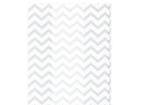 100ct Small White Chevron Zig Zag Striped 7x2x3" Cello Party Treat Food Snack Bags