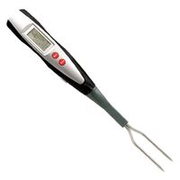 RTYUU Barbecue Fork Thermometer，Electronic LED Display Blue Backlight Outdoor Food Cooking Kitchen for ChickenChocolate Candy Milk Water Bread