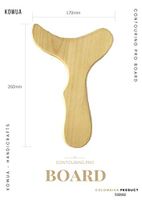 Contouring pro Board Massage Wood Tool, Colombian woodtherapy