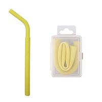SOOTOP Drinking Straws Portable Reusable Washable Food Grade Silicone Drinking Bent Eco Friendly Straws with Box Long Reusable Replacement for use with Cold & Hot Drinks