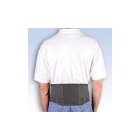 Fla 70-910642 Safe-T-Belt Working Back Support, Black, Large