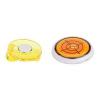 Keenso Golf Ball Marker Line Drawing Alignment Putting Tool 5 Color Pens Template Liner Stencil Putt Alignment(Yellow + Orange)
