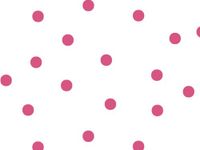 Pack Of 1, 30"X100' Large Hot Pink Dots Classic Print Cello Rolls 1.0 Mil Made In USA