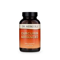Dr. Mercola, Curcumin Advanced Supplement, 500mg, 90 Servings (90 Capsules), Tumeric Spice Extract, Curcumin Spice, Non GMO, Soy Free, Gluten Free, Curcumin Root Extraction GMO, Soy Free, Gluten Free