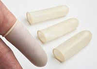 Finger Cots. Box of 144 Pre-Rolled Finger cots for Professionals and Patients.X-Large Size. Non-Powdered Protective Finger cots. Disposable Medical Supplies.