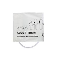 Huapa Infant/Child/SmallAdult/Adult/Large Adult/Adult Thigh Disposable balloonless Blood Pressure Cuff Single Tube Cuff(Adult Thigh)